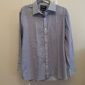 Men's Bonobos Checkered Long Sleeve Dress Shirt